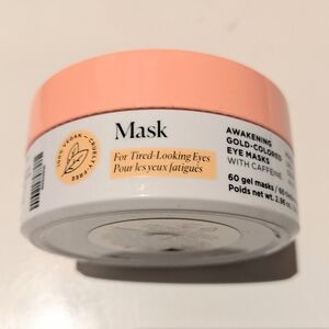 Arbonne Awakening Gold Colored Eye Masks New